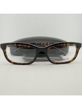 Coach HC 6174 5120 Eyeglasses Frames Dark Tortoise Champagne 52 17 140